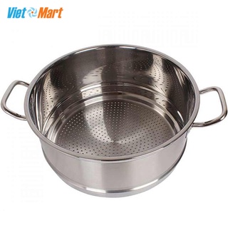 Xửng hấp cao cấp fivestar không nắp 24cm - 26cm - 28cm - 30cm - 32cm đồ xôi hấp bánh và thực phẩm