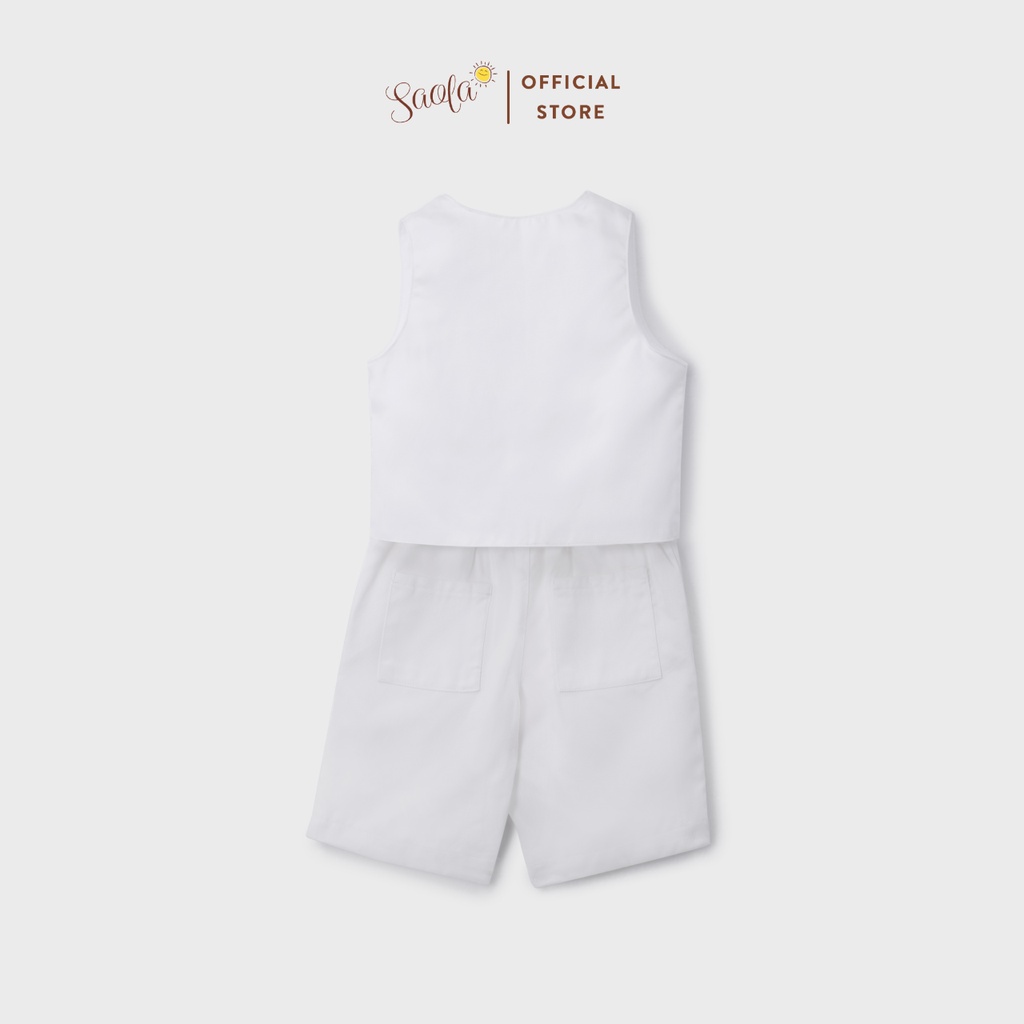 Combo Gile Chất Liệu Linen Cao Cấp Phong Cách Hàn Quốc Cho Bé Trai - COMBOGIL2 - SAOLA KIDS CLOTHING