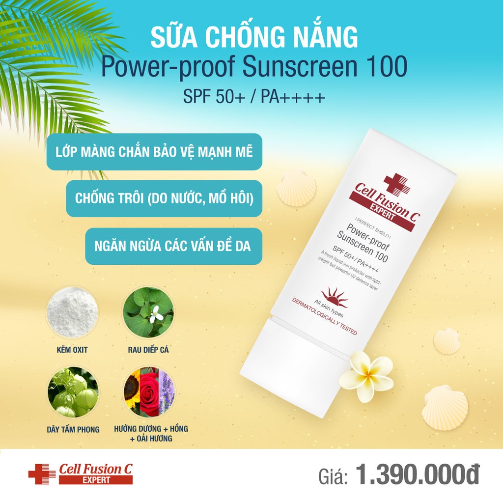 [SAMPLE] Kem Chống Nắng Chống Thấm Nước Cell Fusion C Expert Perfect Shield Power-Proof 1.5ml