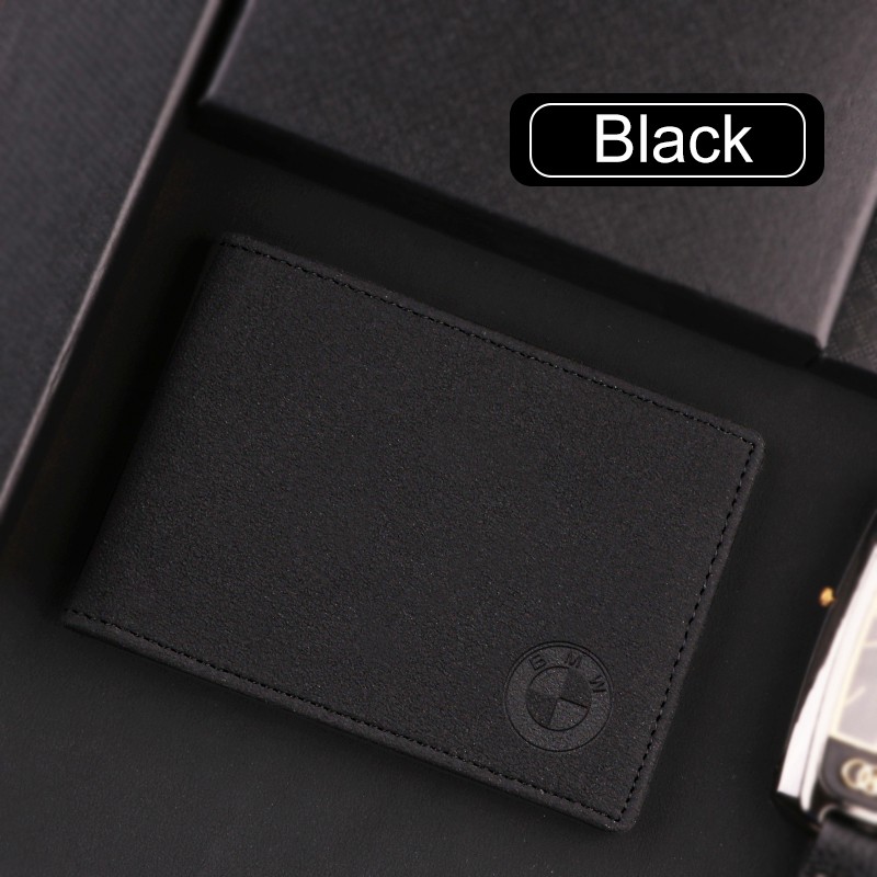 Ví Da Lộn Đựng Thẻ / Giấy Phép Lái Xe BMW Ốp