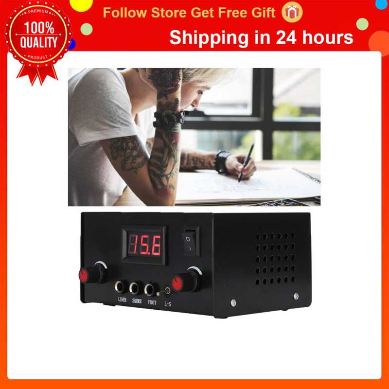 Nguồn Máy Xăm Hình Kỹ Thuật Số Lcd Bằng Hợp Kim Chất Lượng Cao