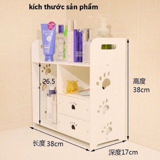 Kệ mỹ phẩm hình chân chó
