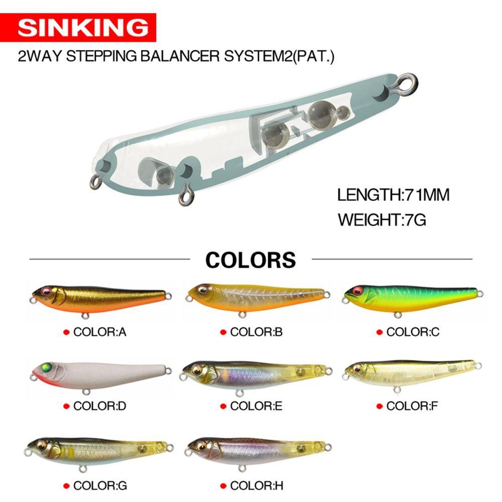 YOLA Mồi Câu Cá Giả Bằng Thép 71mm 7g