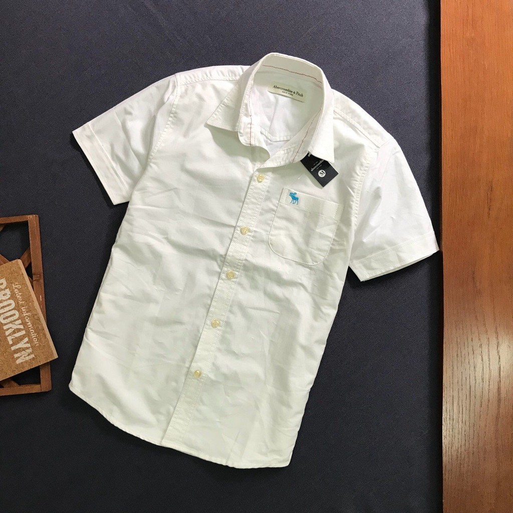 ÁO SƠ MI NAM NGẮN TAY CAO CẤP KHÔNG NHĂN