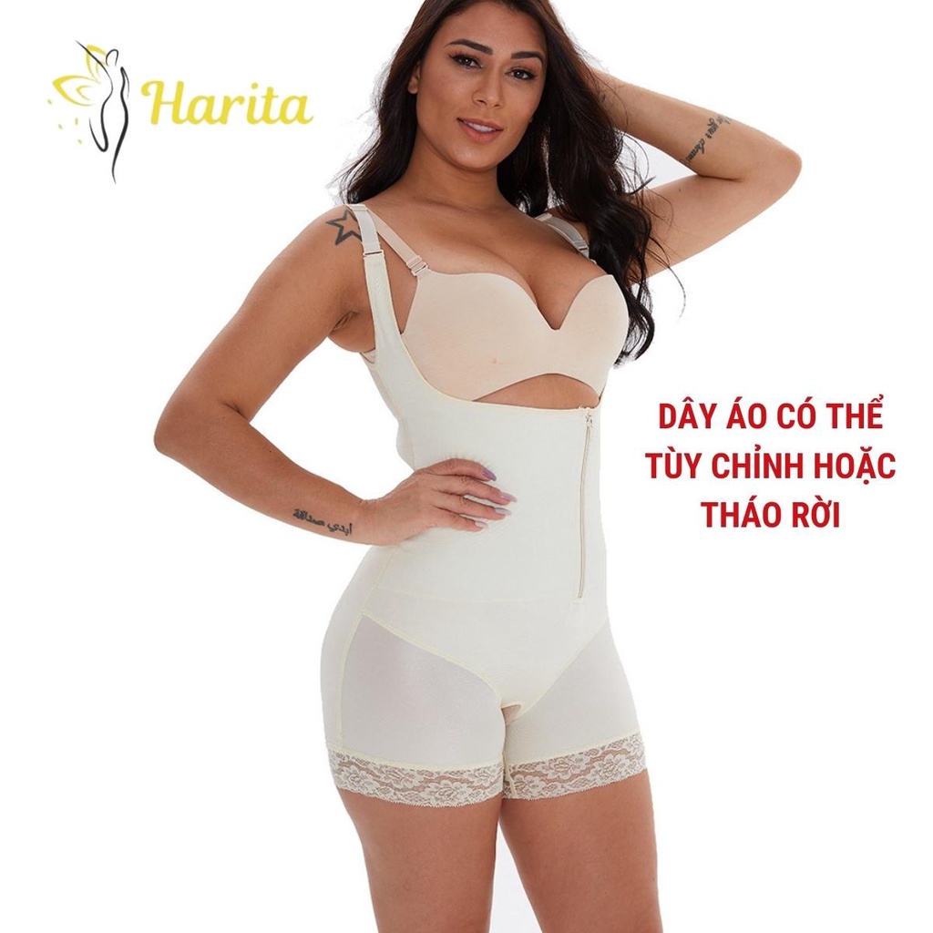 Áo định hình toàn thân gen nịt bụng giảm eo, nâng mông Harita cao cấp xuất Nhật