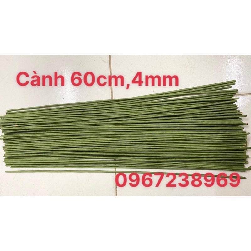 Cành kẽm bọc giấy, 1kg cành kẽm làm hoa handmade, nhiều cỡ theo ý