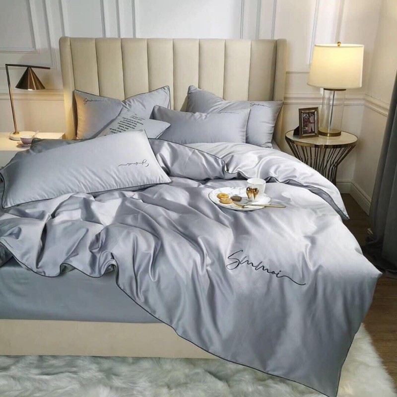 BỘ CHĂN GA GỐI LỤA SUMOI 60s TRƠN CAO CẤP | BigBuy360 - bigbuy360.vn