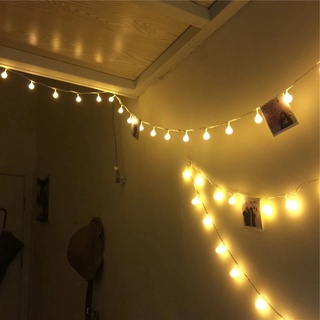 DÂY ĐÈN TRANG TRÍ NOEL , ĐÈN LED TRANG TRÍ NHÀ CỬA DỊP LỄ TẾT Đèn Led Trang Trí Bóng Tròn Nhỏ