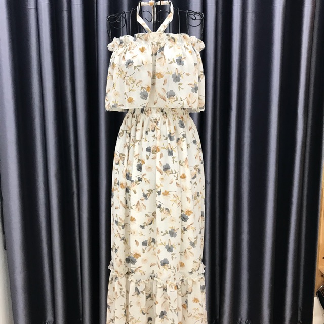 ĐẦM MAXI BẸT VAI ĐUÔI CÁ (nhiều màu Khách đặt hàng ib shop check hàng còn-hết nhé)