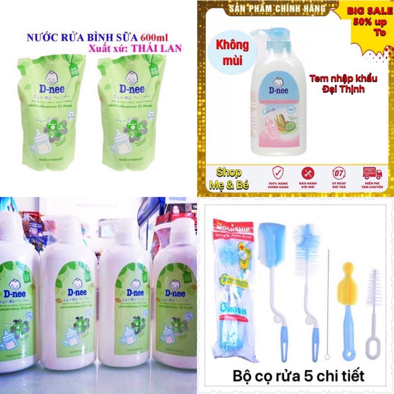 Nước RỬA BÌNH sữa dnee newborn, rửa chén bát và rau quả hữu cơ Organic an toàn cho bé_shopbaby.vn