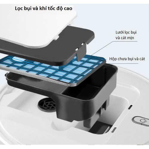 Robot Hút Bụi Jallen Gabor IS25 Thông Minh - Máy Hút Bụi Lau Nhà Tự Động Giá Rẻ