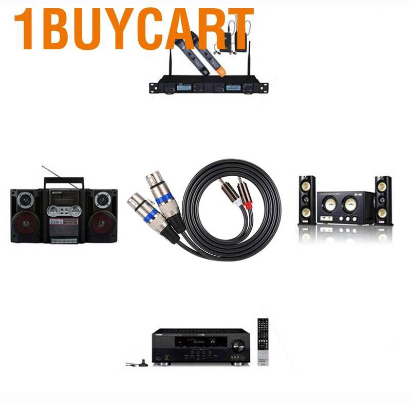Cáp Chuyển Đổi 2 Cổng Rca Sang Xlr
