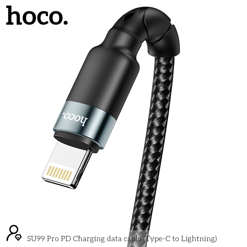 Cáp sạc nhanh SU99 Pro/PD 20W Type-C ra cho /tablet táo dây truyền tải dữ liệu dài 1m