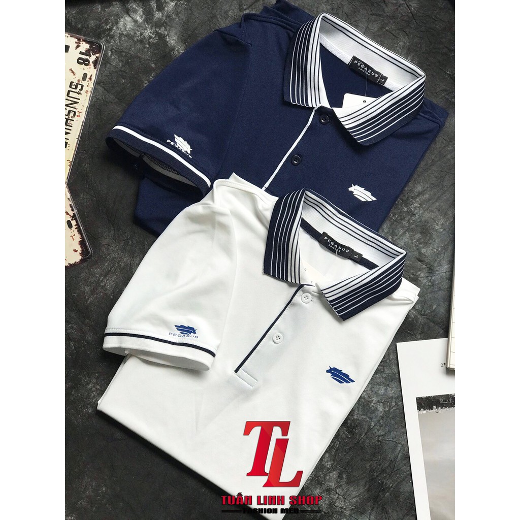 ÁO THUN NAM CAO CẤP CỔ BẺ PEGASUS | BigBuy360 - bigbuy360.vn