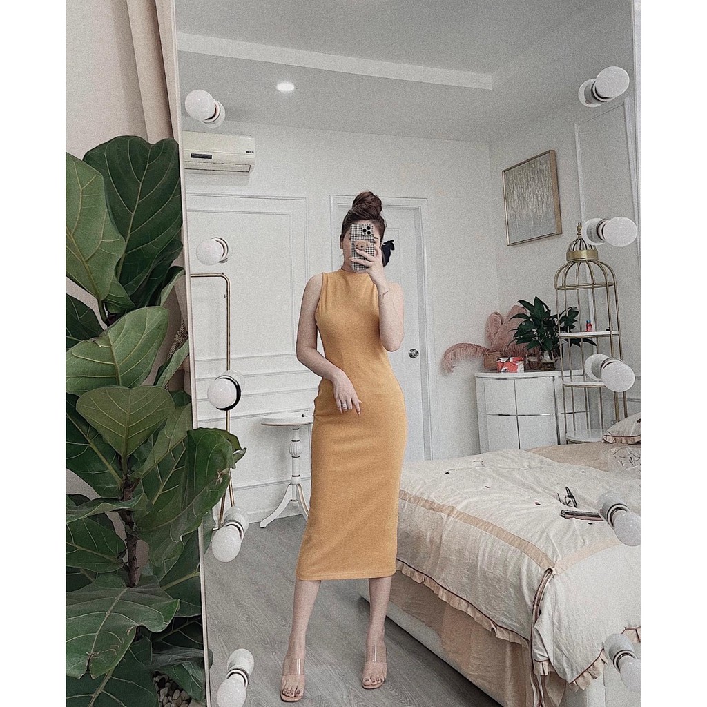 🎁Váy Body Sát Nách 👗 Váy Body Dài Qua Gối 💓hàng Kim Anh Bùi❣️ | BigBuy360 - bigbuy360.vn