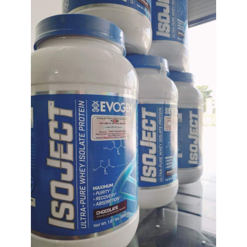 ( Date 9/2021) Whey Isoject Evogen isolate tăng cơ vip nhất