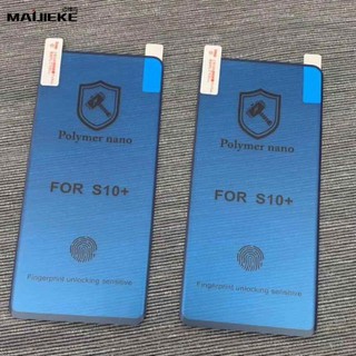 Miếng dán Dẻo Full màn Polymer Nano cho Samsung Galaxy S10/ S10 Plus cong 3D dùng vân tay siêu tốt