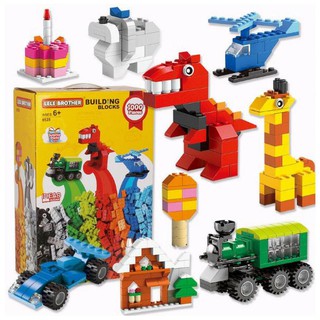 Bộ lego 1000 chi tiết mẫu mới lele brother