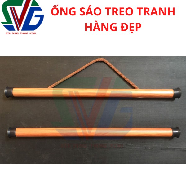 Khung treo ảnh 2 đầu , ống nẹp treo ảnh , ống sáo treo tranh nhựa