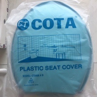 Nắp bồn cầu màu xanh biển COTA  PLASTIC