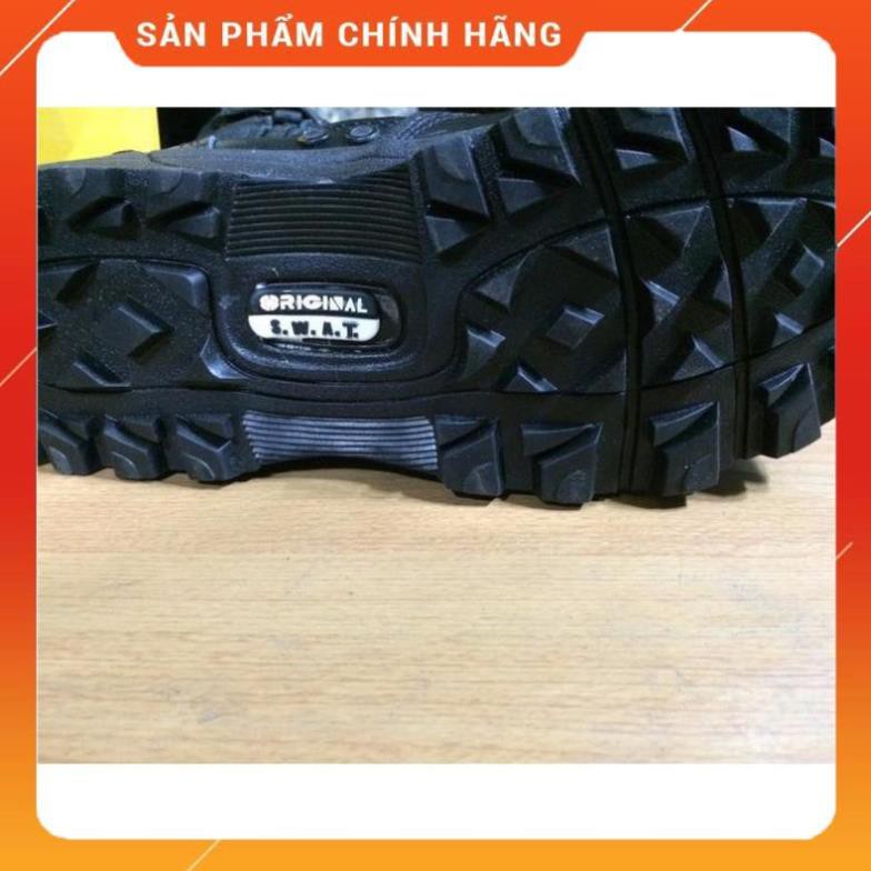 Giày Boot LÍNH MỸ SWAT Cao Cổ Phong Cách Quân Đội Du Lịch Dã Ngoại Có Sẵn ⚡ CHẤT sịn :