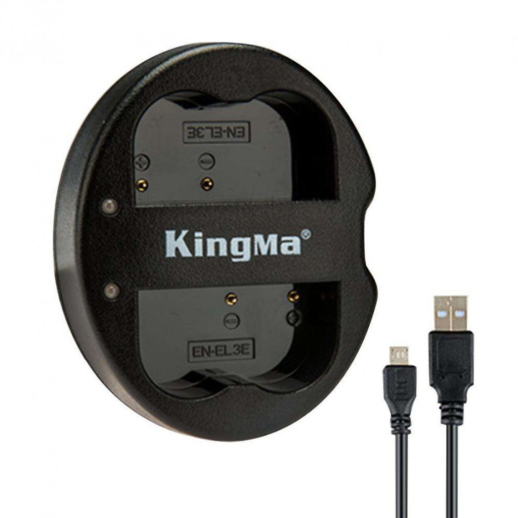 SẠC ĐÔI KINGMA CHO PIN NIKON EN-EL3E