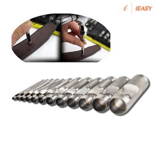 Bộ 10 dụng cụ đục lỗ thắt lưng da 1-10 mm chuyên dụng