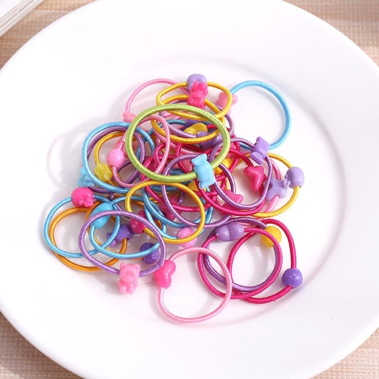 Combo 50 Dây Buộc Tóc Cho Bé Yêu Xinh Xắn
