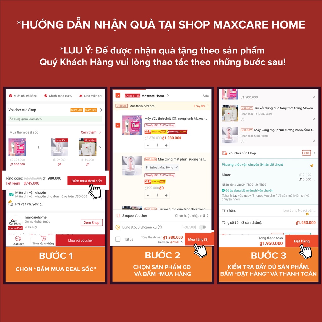 Máy đẩy tinh chất ION dưỡng trắng Maxcare Max888 (làm sạch sâu - đẩy tinh chất - cấp ẩm - dưỡng da) thương hiệu Nhật Bản