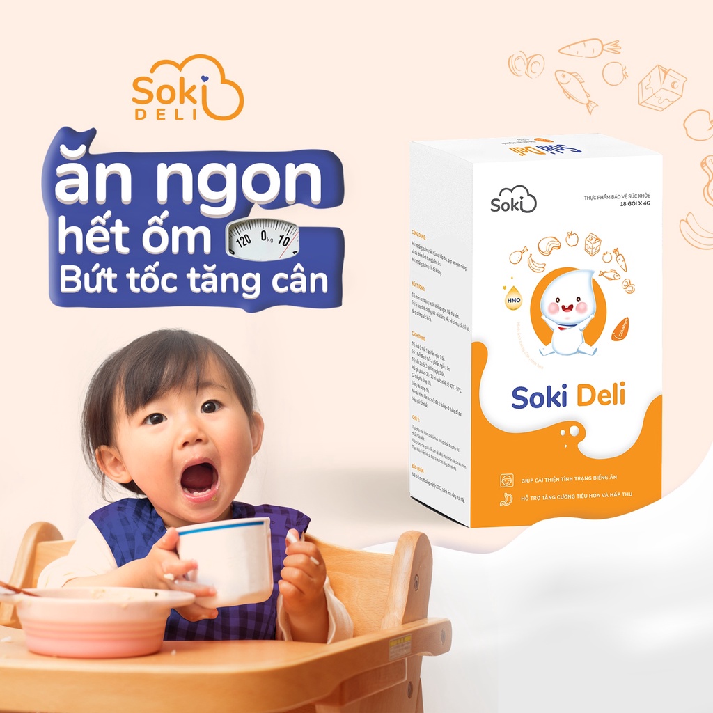 COMBO 2 HỘP SOKI DELI - ĂN NGON HẾT ỐM, BỨT TỐC TĂNG CÂN