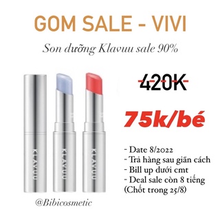 [Có bill]Son dưỡng có màu Klavuu Hàn quốc