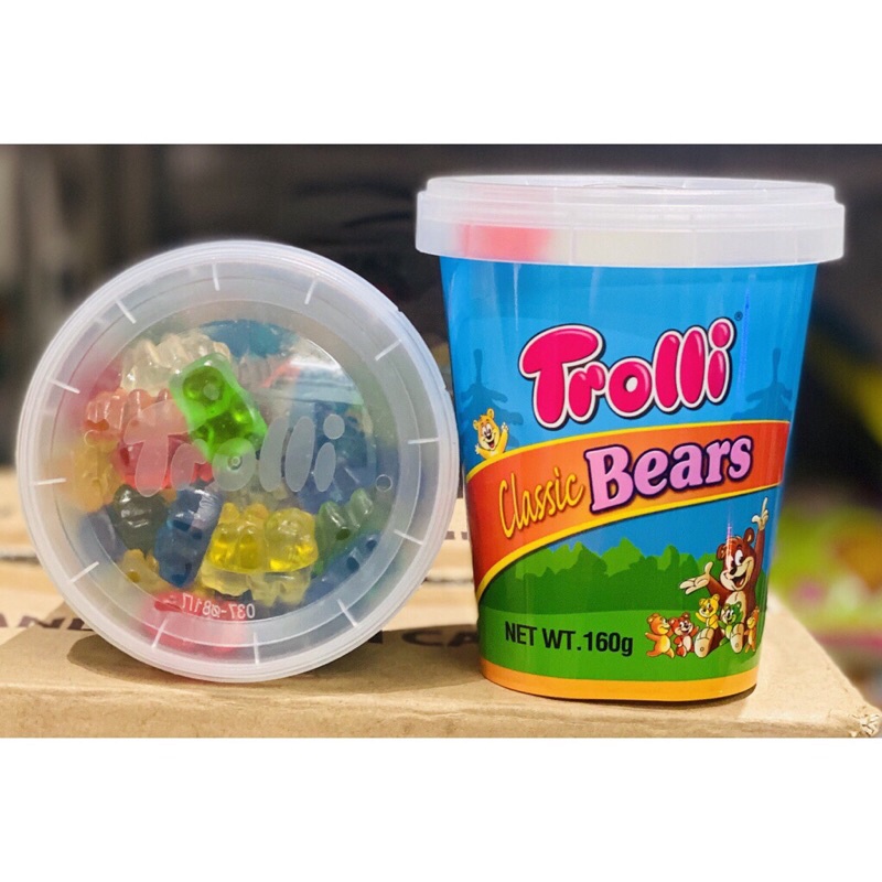Kẹo dẻo Trolli Wurrli 2Go hình Sâu hủ nhựa 150gr