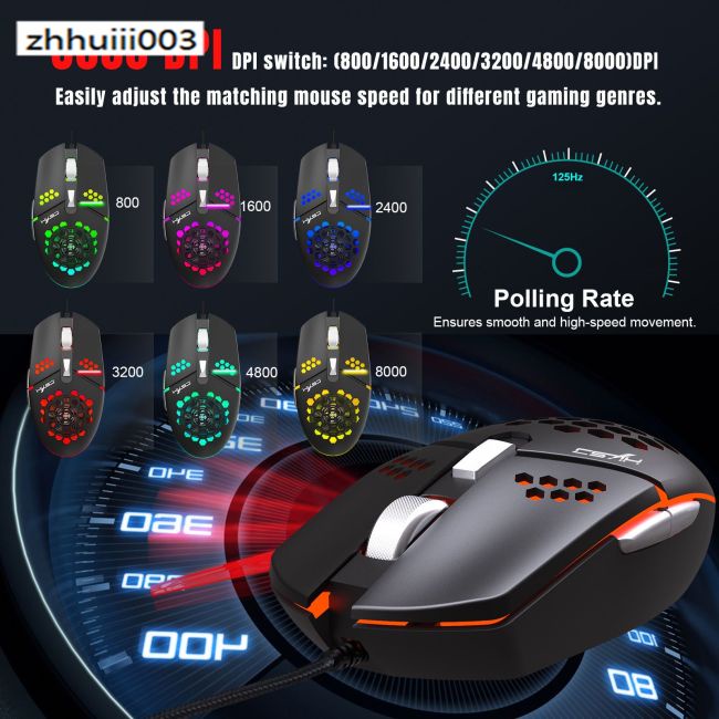 Chuột Chơi Game Có Quạt Tản Nhiệt Hình Tổ Ong