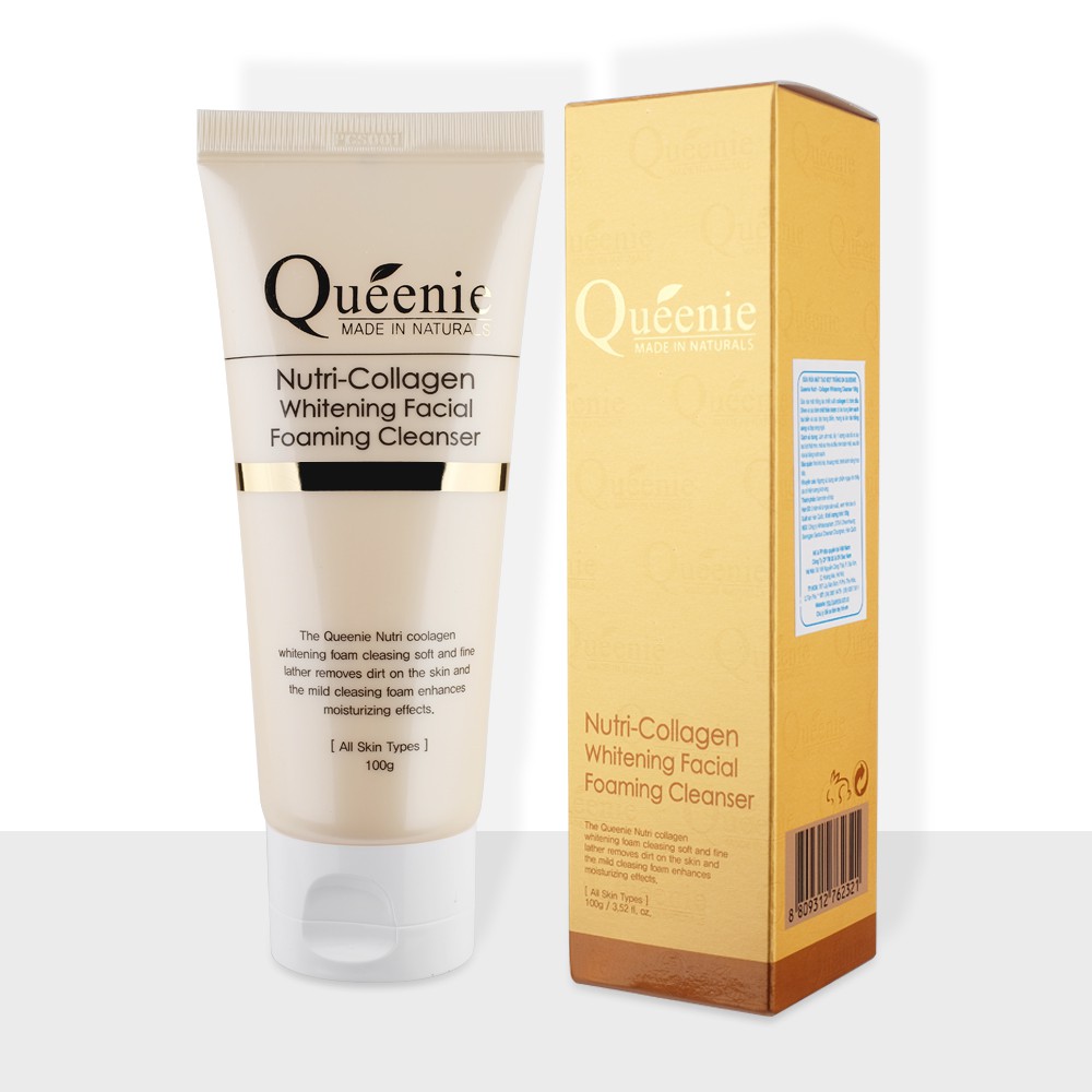 Queenie Sữa rửa mặt Nutri-collagen Whitening Cleanser