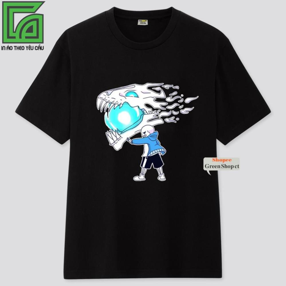 (HOT) Áo Thun In Hình Game Undertale Sans Vải Cotton Thái S132 / uy tín chất lượng