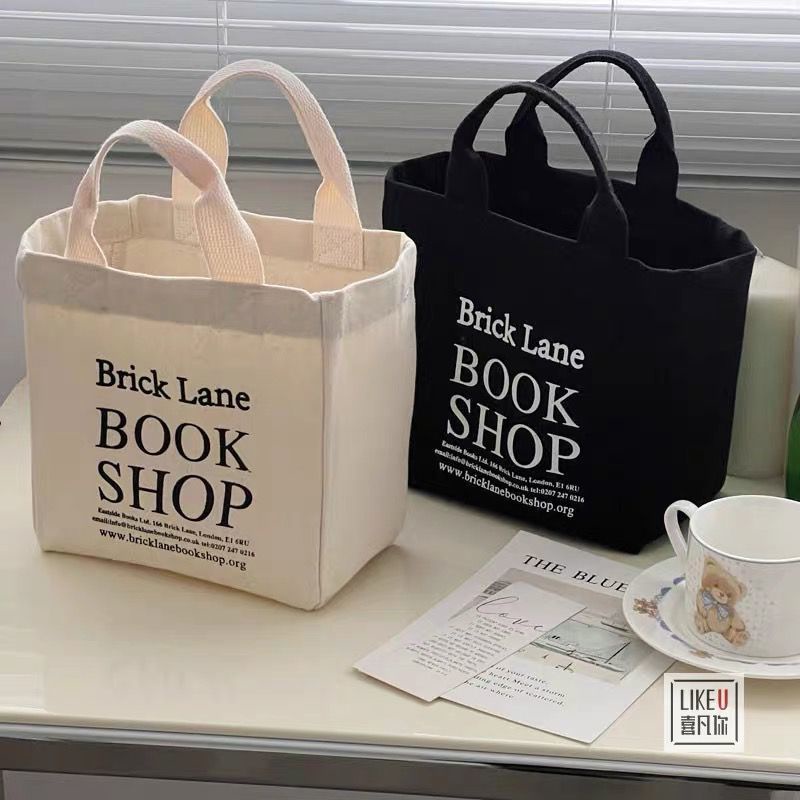 Túi Tote Vải Canvas Đựng Hộp Cơm Phong Cách Nhật Bản Mẫu Mới 2022