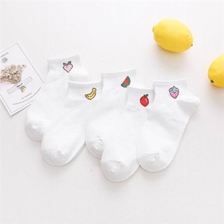 Combo 5 Đôi Tất hoa quả siêu đáng yêu
