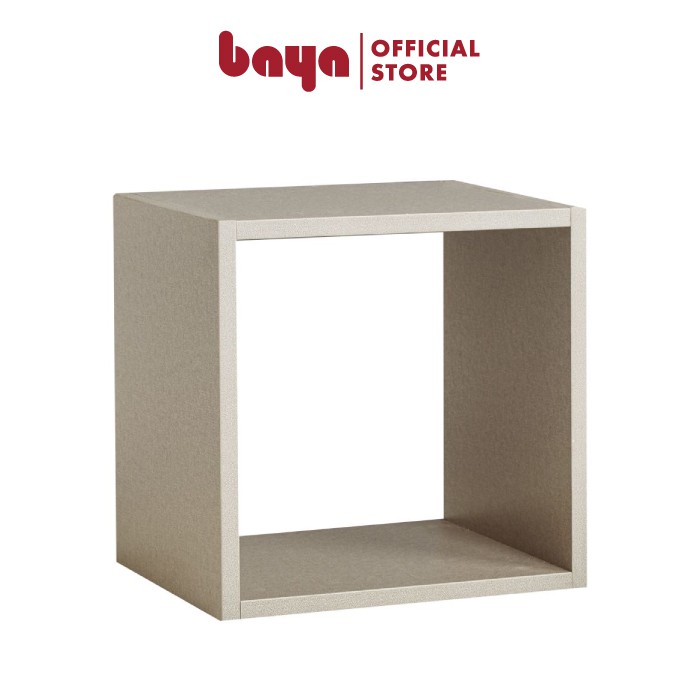 Kệ để sách đa năng tổ ong 1 ô vuông BAYA SUND MFC nhiều màu sắc kích thước D30xW37.1xH37.1