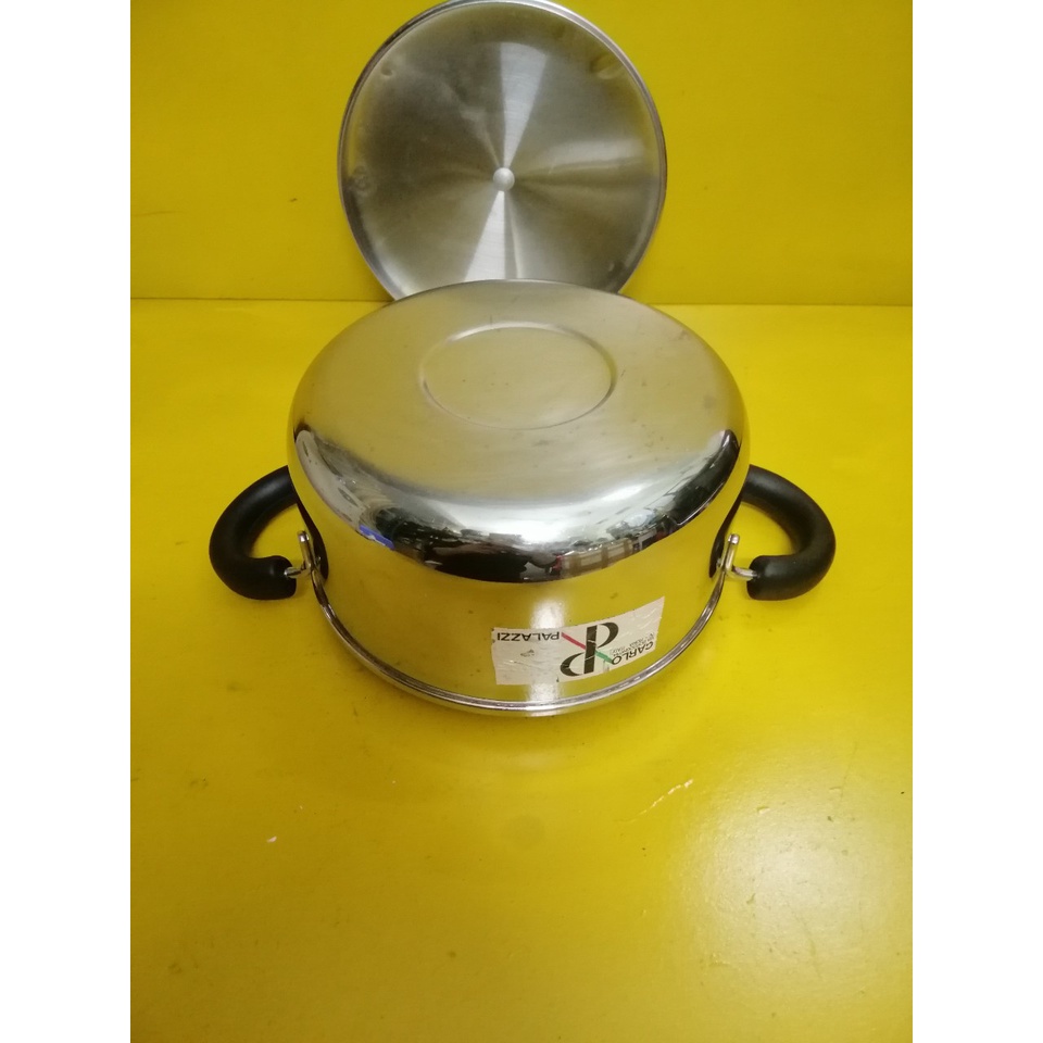 Nồi inox nội địa Nhật, size 20cm, cao 10cm (mã 763), Dùng được bếp từ