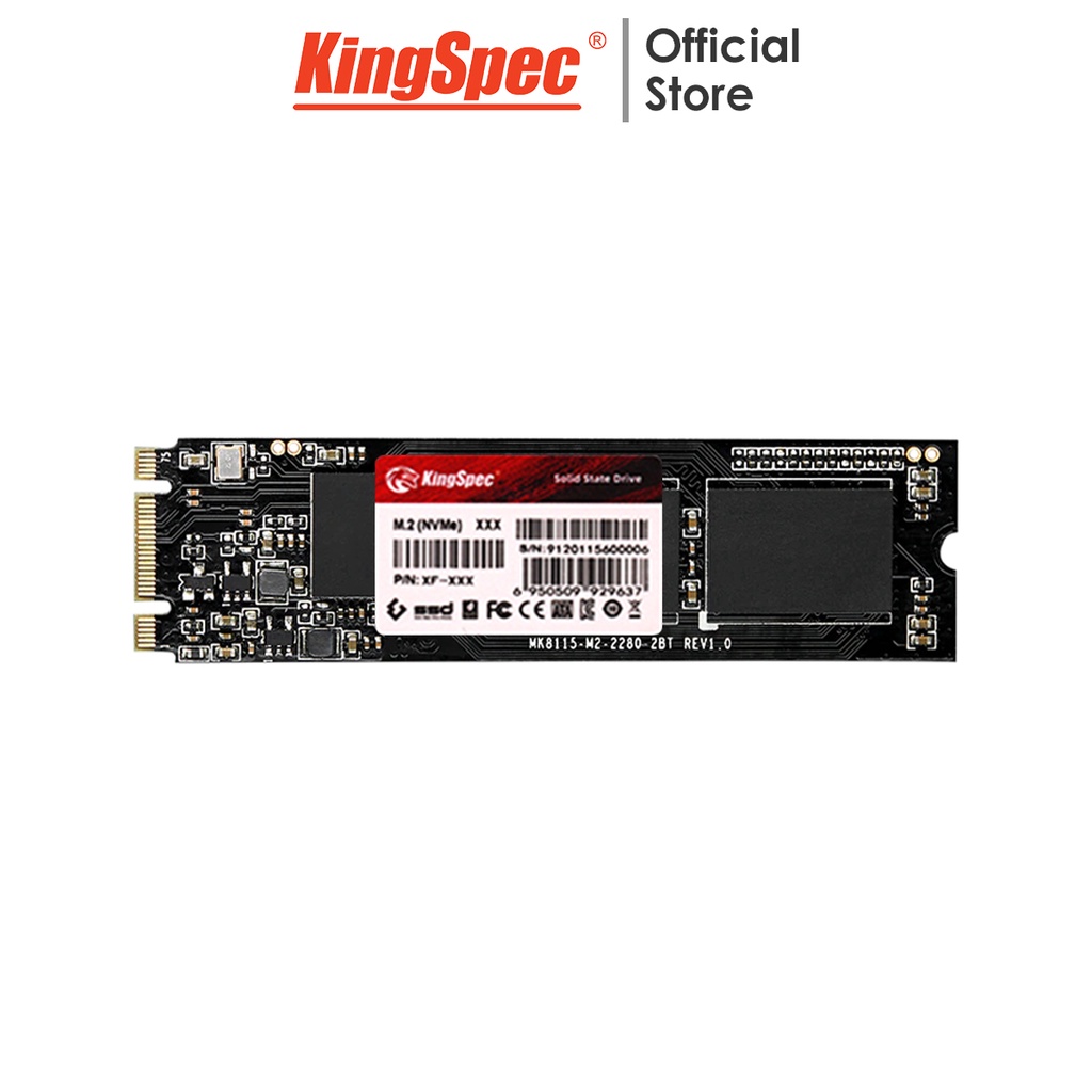 Ổ cứng SSD KingSpec 128GB / 256GB / 512GB , M2 SATA 2280 cho PC Laptop | NT Series - Hàng Chính Hãng