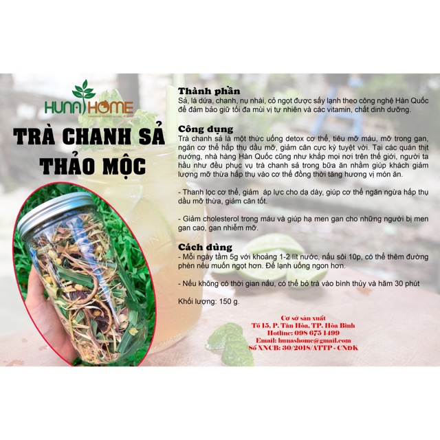 200gr Trà chanh sả lá dứa- dưỡng sinh thần kỳ | BigBuy360 - bigbuy360.vn