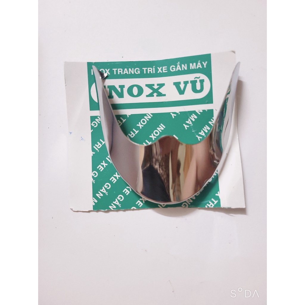 Ốp dè INOX xe máy Wave ANPHA 2017 đến 2023 + tặng kèm 1tem logo Titan HONDDA giá 1 bộ tại xưởng INOX Vũ