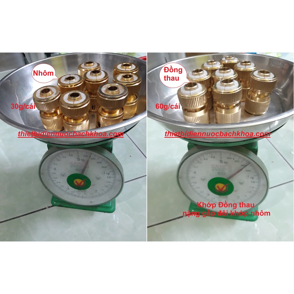 Bộ khớp nối nhanh  đầu vào cho máy rửa xe áp lực cao, máy xịt rửa cao áp, máy rửa xe gia đình