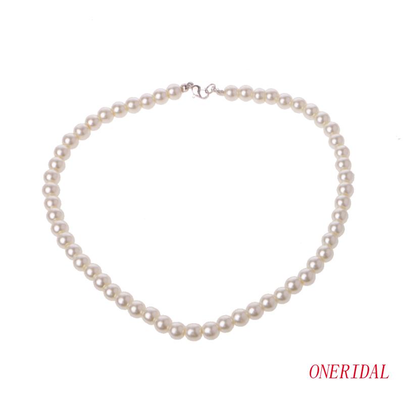 Vòng cổ Hạt Ngọc Trai Thủ Công Thời Trang Mùa Hè Cho Nam Và Nữ
