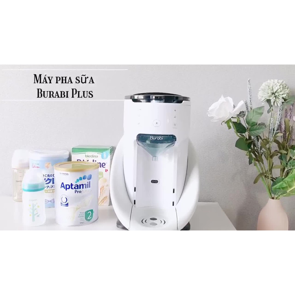 Máy pha sữa cho bé Burabi plus - Bảo hành chính hãng 1 năm hỗ trợ kỹ thuật trọn đời