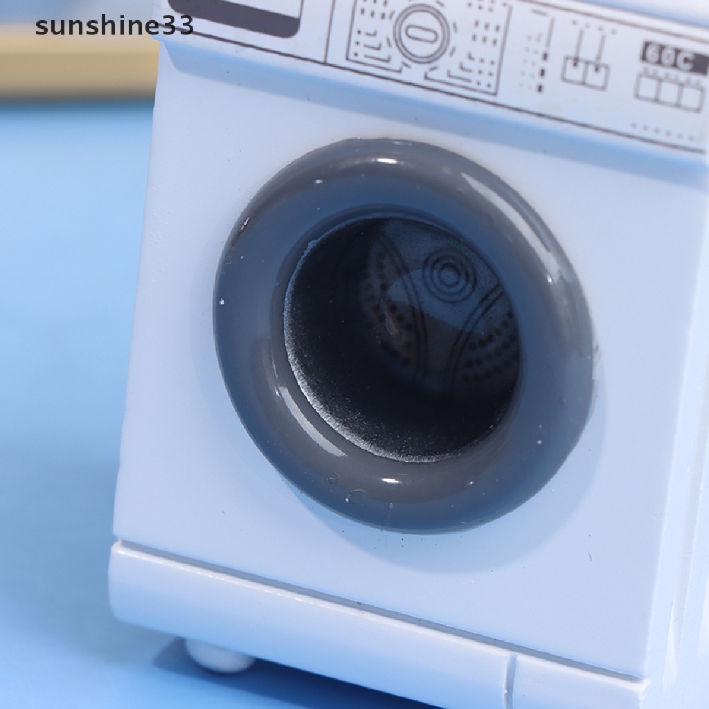 Máy giặt đồ chơi cho nhà búp bê 1/12