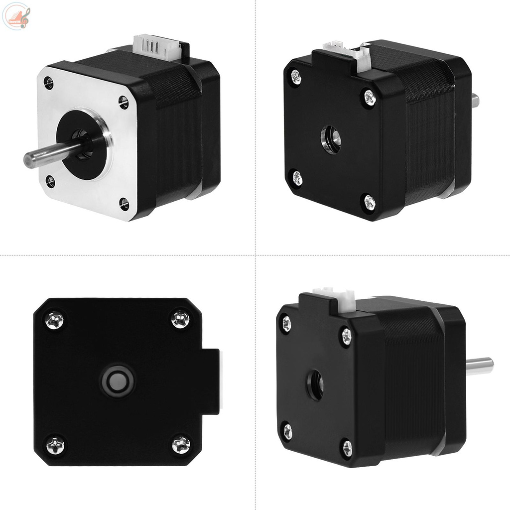 Aibecy 42 Stepper Motor 2 Phase 1.8 Degree Step Angle 1.5A 17HS4401S Stepping Motor with 1m Cable for 3D Printer and CNC