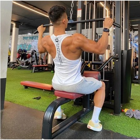 Áo sát nách thể thao nam - Áo ba lỗ nam thêu chữ Gym Max trước ngực - Gymmax c0706