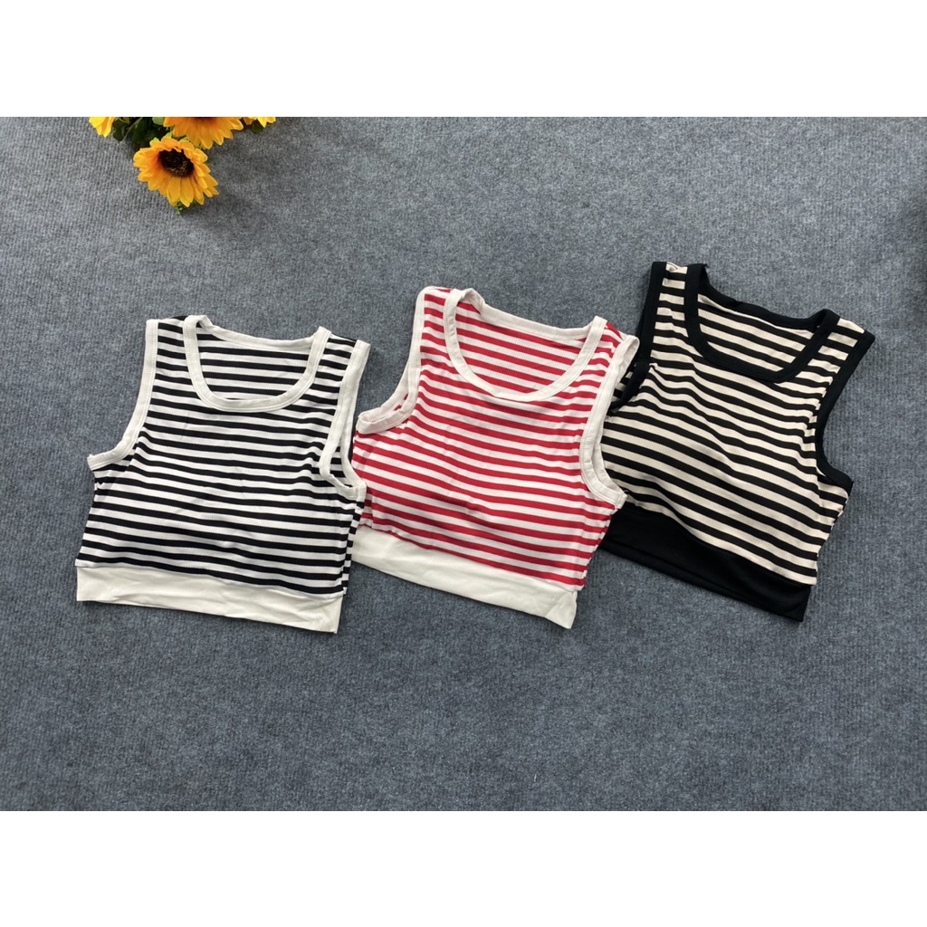 ÁO CROP TOP NỮ LÓT MÚT SẴN ,CHẤT LIỆU DỆT KIM MỀM MỊN CO GIÃN