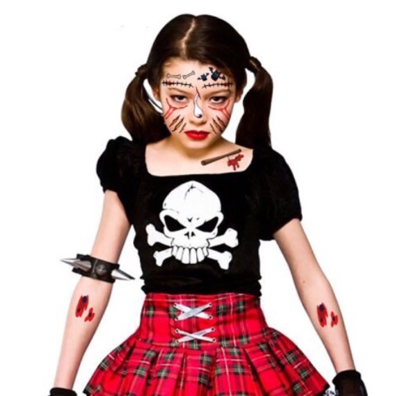 Hình xăm dán hóa trang Halloween